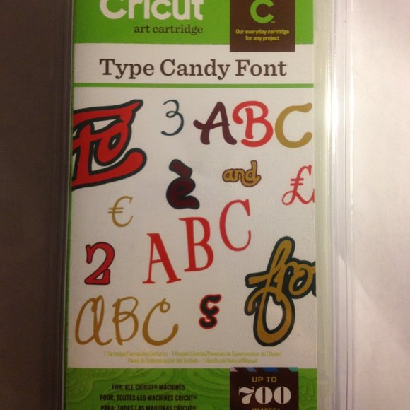 Cricut Cartridge ~ Type Candy Font ~ #2001253 - Picture 1 of 3